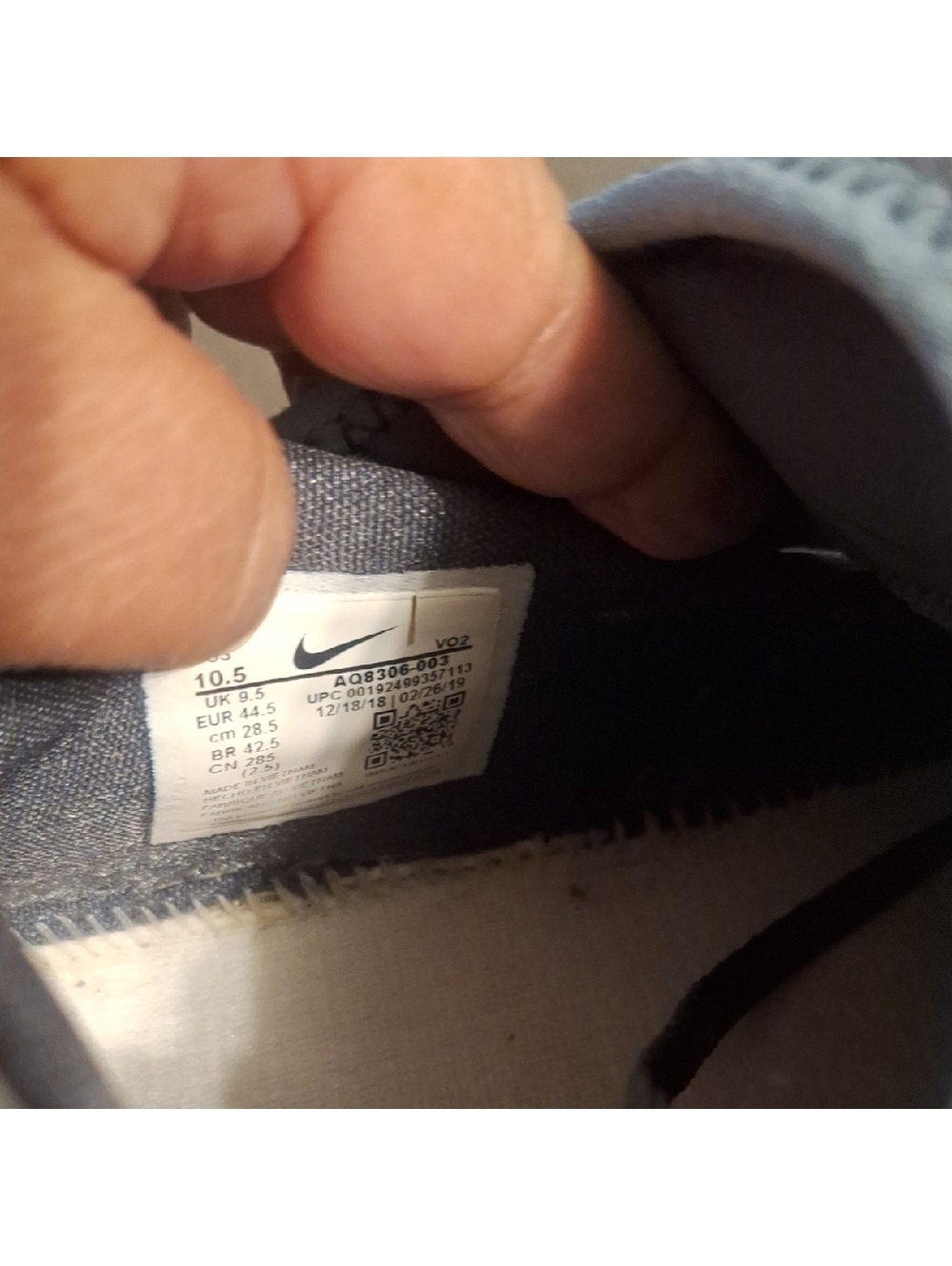 Nike Denim Blue Casual Shoes